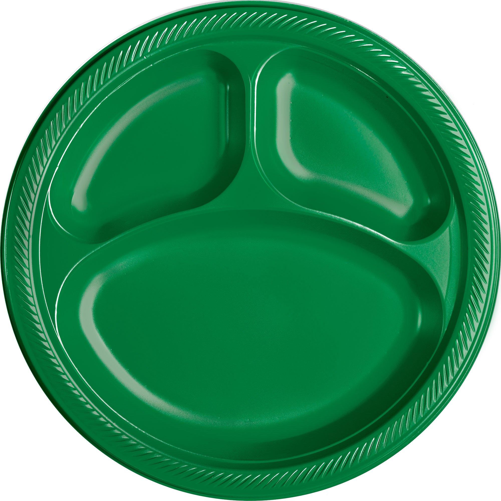 Plastic divided dinner plates sale